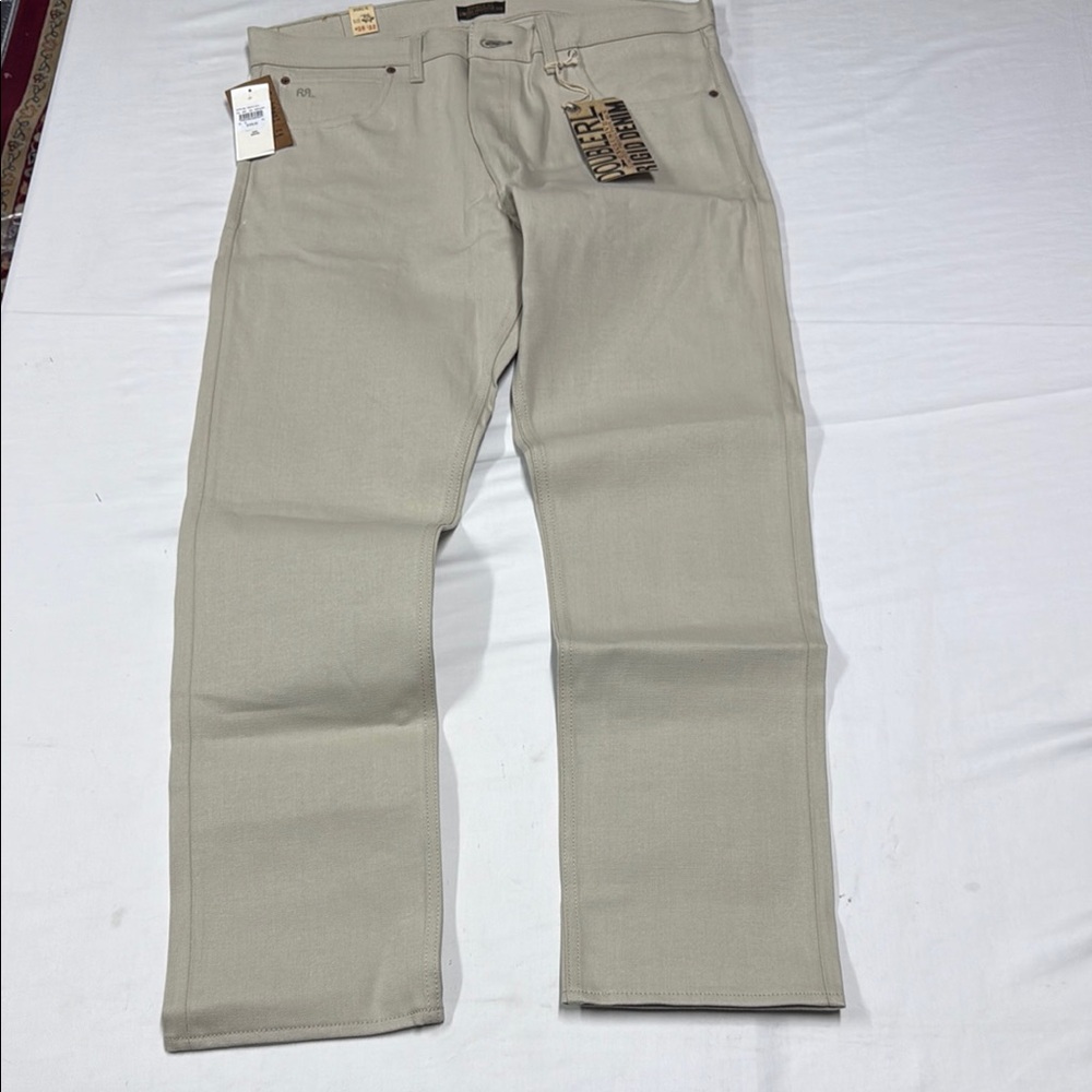 Ralph Lauren Double RL Men's Beige jeans Limited production run made in USA.